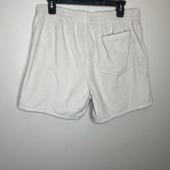 MADEWELL Corduroy Shorts Men Medium Pull-On Everywear Form Grey NJ269 - Picture 6 of 12